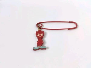 Tweety Bird spilla di sicurezza vintage mascotte rossa anni 70 Looney Tunes rara Giappone - Foto 1 di 13
