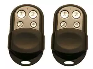Bosch Remote Control, 4 button Stainless Steel (HCT-4P) 2 Pack - Picture 1 of 3