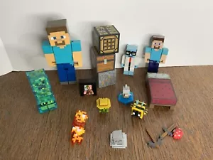 Minecraft Game Overworld Survival Pack Pitman Charged Up Creeper Villager Set - Picture 1 of 13