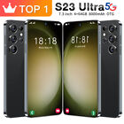 S23 Ultra Smartphone 7.3" 4+64gb Android Factory Unlocked Mobile Phones 8000mah