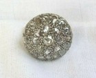 Anello Antico a Toppa in Oro, Argento e Diamanti Rose Coroné 
