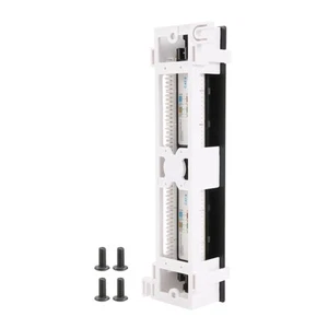 Kit d'outils réseau 12 ports Cat6 patch panel Rj45 réseau mur support9349 - Photo 1/3