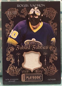 ROGIE VACHON 2013-14 Panini Playbook Hockey Fabled Fabrics Relic 21/99 LA Kings - Picture 1 of 2