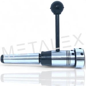 MT2 Shank Lathe Tailstock Die Holder Set With Stop Handle Holds Imperial Dies - Picture 1 of 8