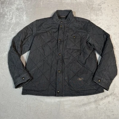 Куртка мужская J Crew очень большая серая на молнии Sussex стеганая на открытом воздухе * - Изображение 1 из 4