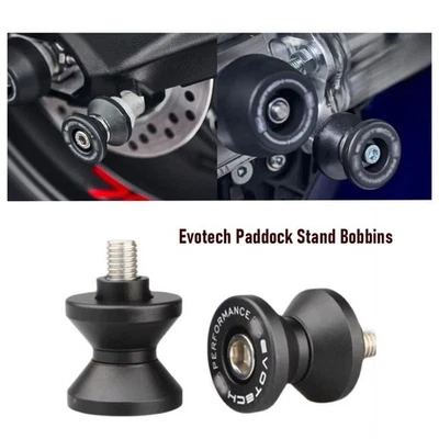 FOR BMW S1000RR 2019-2025 / S1000R 2021-2025 Evotech Paddock Stand Bobbins CNC - Image 1 of 4