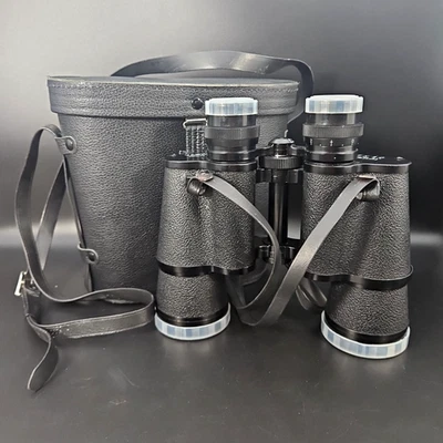 Binoculares ópticos recubiertos Yashica 7x50 con estuche lentes limpias de colección Japón Foto 1 de 4