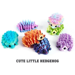 8 Colors Hedgehog Desktop Ornaments Animal Simulation Model Home Decor - Picture 1 of 15
