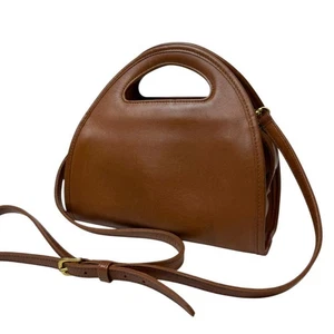 [Near Mint] Coach 9942 Brown CAROUSEL Shoulder Bag  Leather British Tan Vintage - Picture 1 of 10