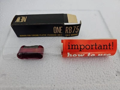 JON E Jon-E Heater Burner Replacement RB75 Standard Hand Warmer ~NEW Old Stock