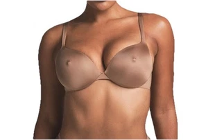 Skims Nipple Ultimate Apex Push Up BH 34D Sienna BA-PLG-3801 Neu mit Etikett - Bild 1 von 14