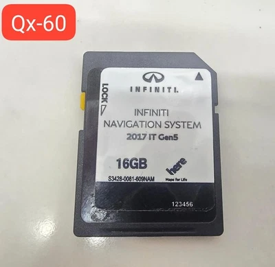 S3428 0081 611NAM INFINITI NAVIGATION SYSTEM 2017 IT GEN5 - Image 1 of 2