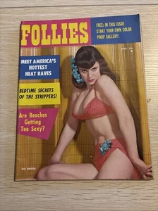 VINTAGE  Follies November 1957 MAGAZINE Men’s Pin Up - Picture 1 of 2
