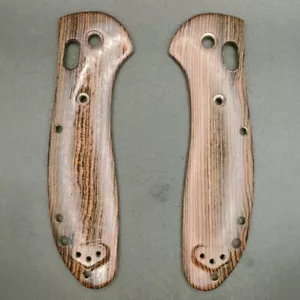 Ambidextrous Golden Rosewood Handle Scales for Benchmade Griptilian 551 - Picture 1 of 12
