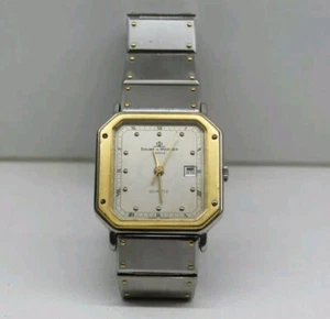 baume & mercier Solo Tempo  ref 4226.088 al quartz acciaio E  Oro  - Foto 1 di 10