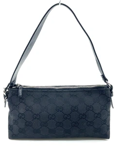 Authentic Gucci GG Canvas 103399002404 Black Handbag BL040071 - Picture 1 of 15