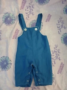 Vintage 1980er Sears Baby Overall blau Größe Small 6-9 Monate  - Bild 1 von 7