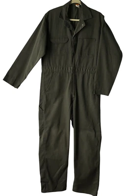 Mono Big Ben Wrangler de Colección Hombres 40 Reg Verde Lona Mecánico EE. UU. Foto 1 de 4