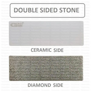 POCKET SIZE CERAMIC DIAMOND STONE SHARPENER SHARPENING HONING GRINDING FINE EDGE - Foto 1 di 4