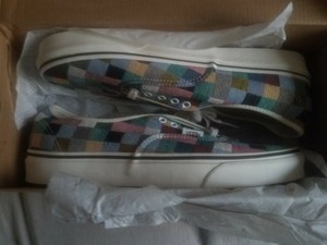 vans uo exclusive authentic patchwork sneaker