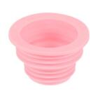 Drain Pipe Seal Hose Silicone Plug Sewer Sealing Ring Connector Pink