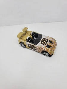 Mattel Hot Wheels 2001 Tantrum Gold White Black Diecast Car 1:64 - Picture 1 of 5