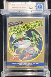9.6 A+ SEALED Frogger $1,689.43 WATA (SEGA, Intellivision, Tandy, Sears, 1983) - Picture 1 of 2