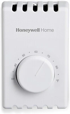Honeywell Home Manual 4 Wire Premium Baseboard/Line Volt Thermostat CT410B1017 - Image 1 of 2
