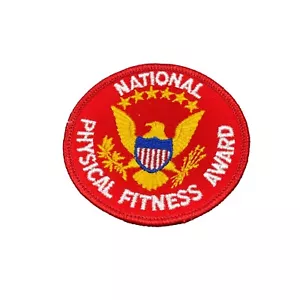 Vintage Boy Scouts of America National Physical Fitness Award Embroidered Patch - Picture 1 of 2
