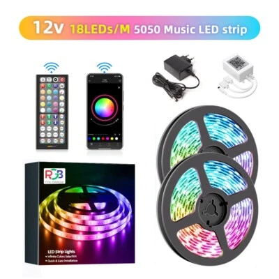 LED Strip Light -  Flexible Ribbon -  12V bluetooth -App & Control 10-20 M - Image 1 of 4