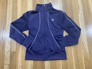 Adidas Women's Purple Full Zip Jacket Size Small S - Picture 1 of 7