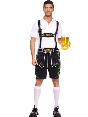 Men's Lederhosen Costume Bavarian Octoberfest Guy Size M New by Music Legs - Image 1 of 3
