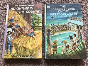 Vintage Bobbsey Twins Adventure In The Country Sun-Moon Cruise Laura Lee Hope - Picture 1 of 12