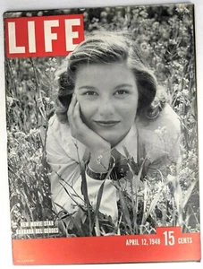 LIFE Magazine VTG April 12 1948 Barbara Bel Geddes, Italy Election, Eisenhower - Foto 1 di 8