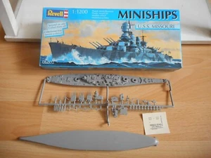 Modelkit Revell Miniship USS Missouri on 1:1200 in Box - Bild 1 von 2
