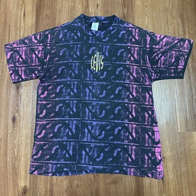 Camiseta de Colección Levi’s 1990 Street Para Hombre Talla Mediana Puntada Única Estampado Completo Rara Foto 1 de 4