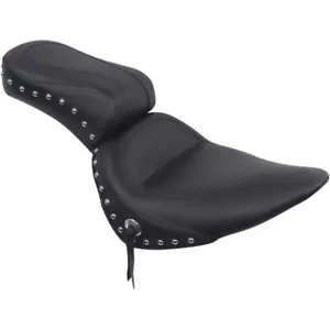 Mustang Studded 2-Up Seat - FXST '84-'99 (Black) 75303 - Picture 1 of 1
