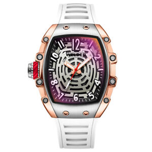 Welder Moody Watch WRH3006-R White Tone Sport Unisex Wristwatch