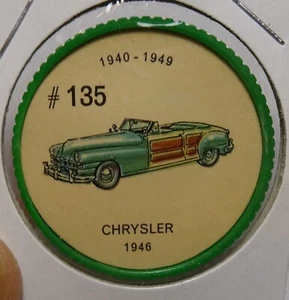 Jello plastic coin, Chrysler, #135 - Bild 1 von 4