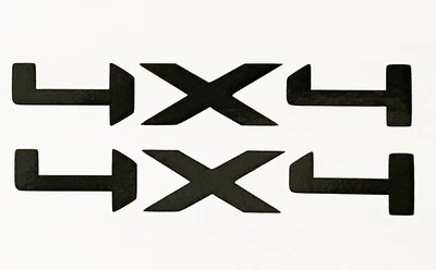 2 NUEVAS CALCOMANÍAS ADHESIVAS 4X4 FORD SE ADAPTA A F150 CHEVY SILVERADO DODGE RAM TOYOTA TACOMA Foto 1 de 4