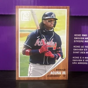 2021 Topps 70 Years Of Baseball #70YT12 Ronald Acuna Jr. - Picture 1 of 2