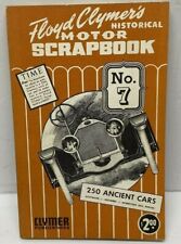 Floyd Clymer's Historical Motor Scrapbook No. 7 1954 Printed 1971