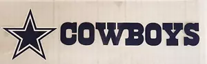 NFL Dallas Cowboys - Calcomanía de ventana de 3" x 10", nueva (COWBOYS) - Imagen 1 de 4
