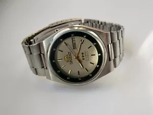 SELTENE Herrenuhr Orient 3 Sterne Kristall 21 Juwelen 46943 Japan Automatik Original - Bild 1 von 12