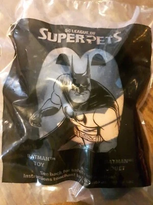 2022 McDonald's DC Plush DC LEAGUE OF SUPERPETS -BATMAN TOY,RARE! - Image 1 of 3