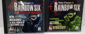 Tom Clancy's Rainbow Six and Mission Pack: Eagle Watch PC, 1998 Rated Teen 13+ - Picture 1 of 9