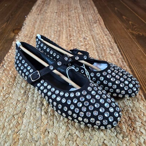 Zapatos de vestir para mujer Mary Jane ballet planos Issa estrás - Imagen 1 de 20