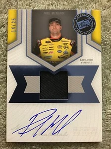 2013 Fanfare PAUL MENARD #27 Menards Magnificent Materials Autograph Blue #/25 - Picture 1 of 6