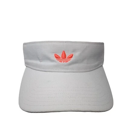 Adidas Correa Parasol Sombrero Blanco Talla Única Ajustable Bordado Trifolio Foto 1 de 4