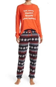 Set Pigiama Cozy Zoe S Manica Lunga Hot Cacao Nuovo con etichette #92660 - Foto 1 di 2